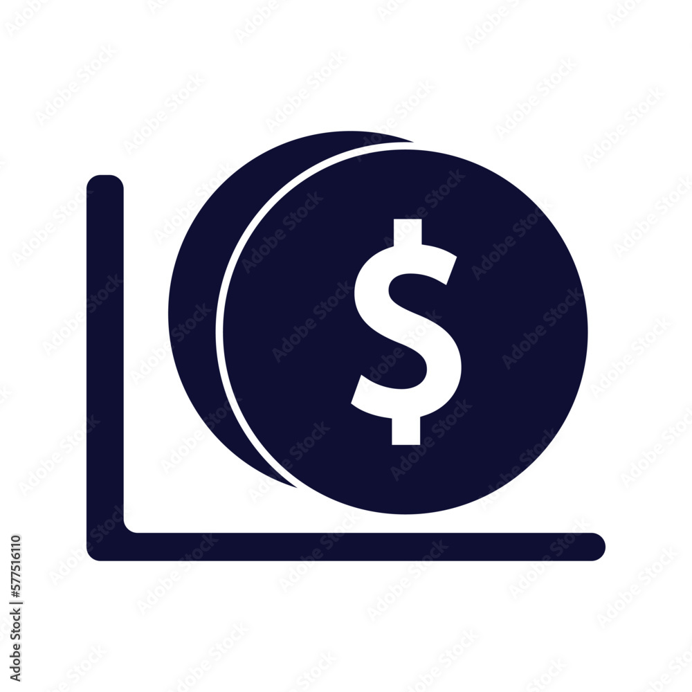 Canvas Prints financial money growth icon