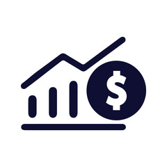 financial money growth icon