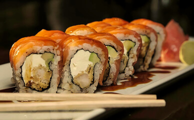 Buta roll - Japanese grilled pork roll