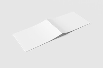 	
Landscape brochure catalog mockup