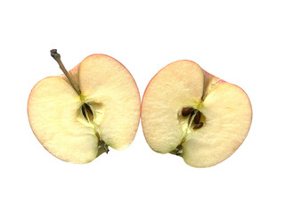 apple in half