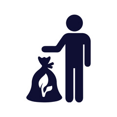 garbage throw icon
