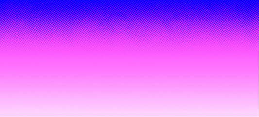 Blue and gradient pink panorama widescreen background. Simple design. Textured, for banners, posters, and vatious graphic design works