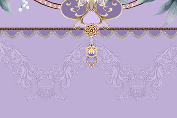 Watercolor flowers, roses, peonies, paisley