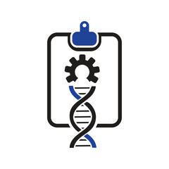 genetic DNA report icon