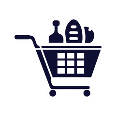 grocery shopping icon