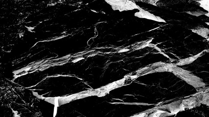 Black and white vintage scratched grunge isolated on background, old film effect. Distressed old abstract stock texture overlays. space for text.