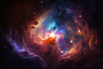 space of space background galaxy generative AI