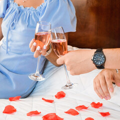 Hotel Pareja Celebrando Aniversario