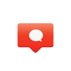 New message, chat or message request notification icon design. Social network icon design. Vector illustration.