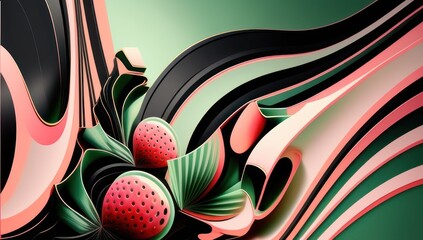 Abstract Background. Colorful background. Generative AI