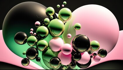 Abstract Background. Colorful background. Generative AI