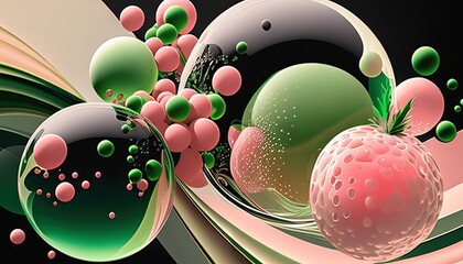 Abstract Background. Colorful background. Generative AI