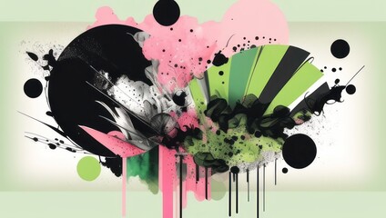 Abstract Background. Colorful background. Generative AI