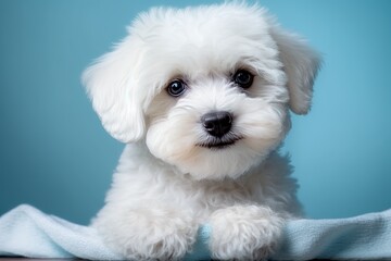 Obraz premium white puppy