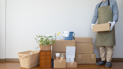 引越しの荷造り・荷解き・断捨離　イメージ