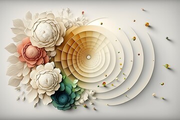 Generated by AI, the Fibonacci Sequence showcases the power of machine learning and neural network diagrams with its visually stunning imagery.