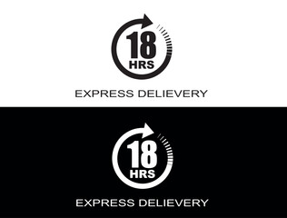 Express delivery in 18 hours. Fast delivery, express and urgent shipping