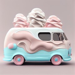 Ice cream van, generative ai