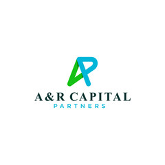 AR icon logo vector