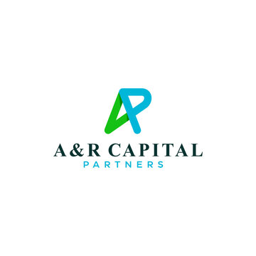 AR icon logo vector