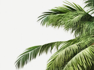 Obraz na płótnie Canvas palm tree isolated on white