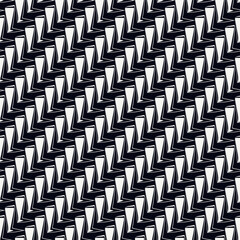 Fototapeta premium Geometrical ornament. Seamless pattern. Abstract backdrop. Triangles wallpaper. Geometric background. Ethnic motif. Mosaic ornate. Digital paper. Textile print. Web design. Vector artwork.