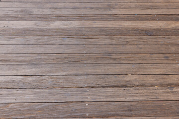 Fototapeta premium Close up view of brown wooden floor texture outdoors in Las Vegas on Strip.