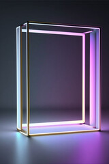 Frame, Vaporwave Neon Background
