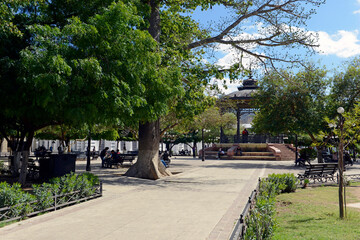 Plaza Zaragoza in Hermosillo, Mexico