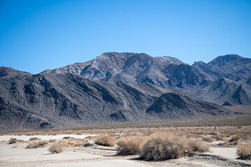 The desert landscape showing a harsh yet beautiful environment