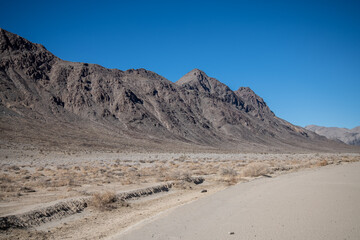 The desert landscape showing a harsh yet beautiful environment