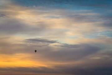 baaloon and clouds