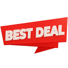 best deal red label 3d render