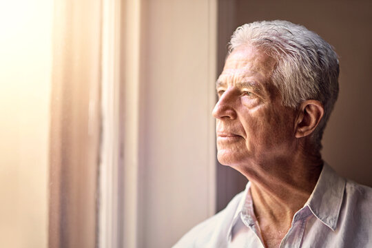 Memories are timeless treasures of the heart. Shot of a senior man looking thoughtful.