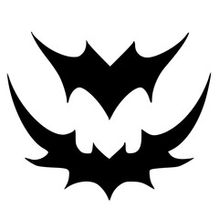 black and white of icon shape