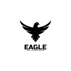 Eagle logo icon design vector template