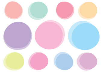 やさしい形の丸形セット