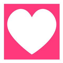Heart Love flat illustration art 