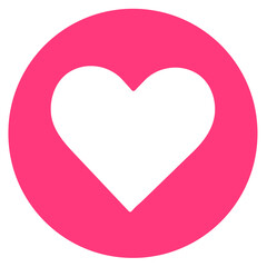 Heart Love flat illustration art 