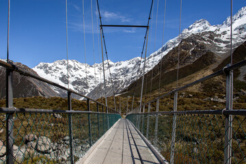 suspension bridge over the rive