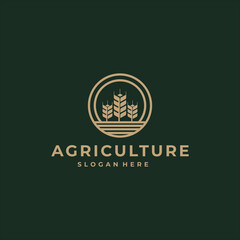 agriculture logo design luxury