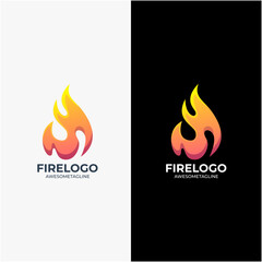 Fire Colorful Logo Design