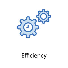 Efficiency icon design stock illustration