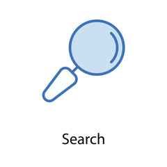  Search icon design stock illustration