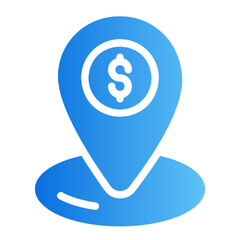 location gradient icon