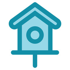 bird nest icon for illustration