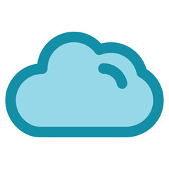 cloud icon for illustration