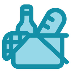 picnic icon for illustration