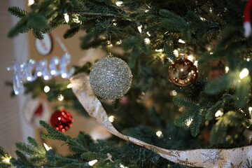Christmas tree with decorations